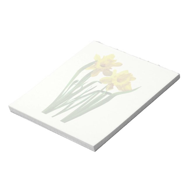 Daffodils at Attention Anteckningsblock (Roterad)