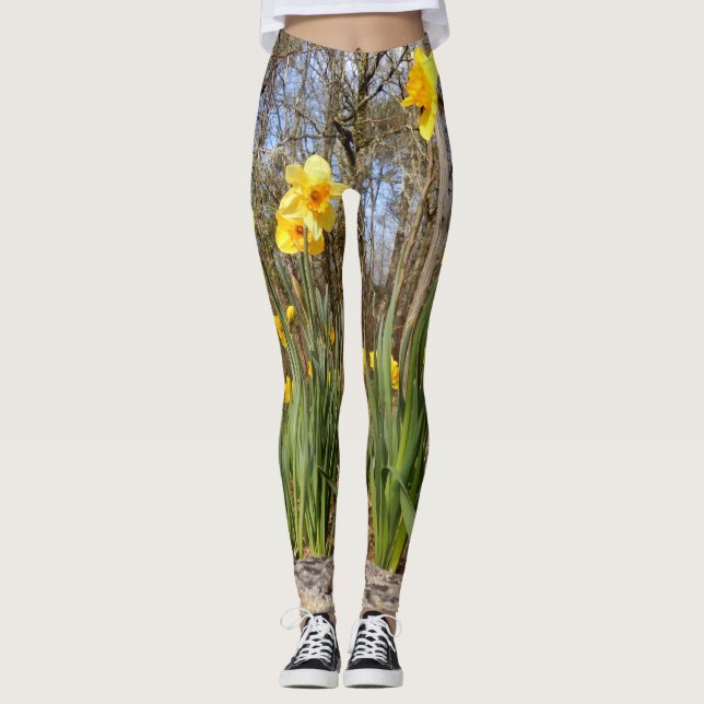 Daffodils at Easter Leggings (Framsida)