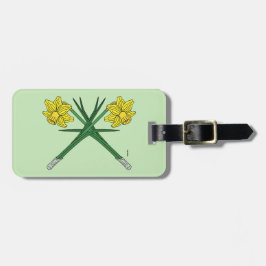 Daffodils Crossed Bagagebricka