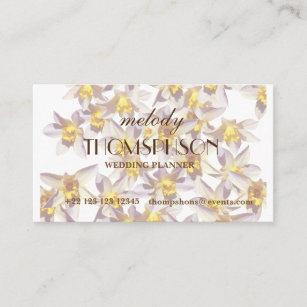 Daffodils Elegant Affärskort Visitkort
