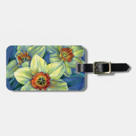 "Daffodils - joys of vår"-bagagetapp Bagagebricka