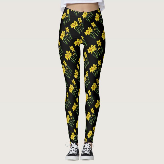 Daffodils Leggings (Framsida)