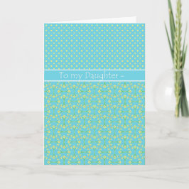 Daffodils, marsdagskort, dotter kort