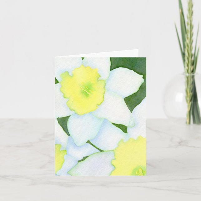 Daffodils Notecard Kort (Framsida)