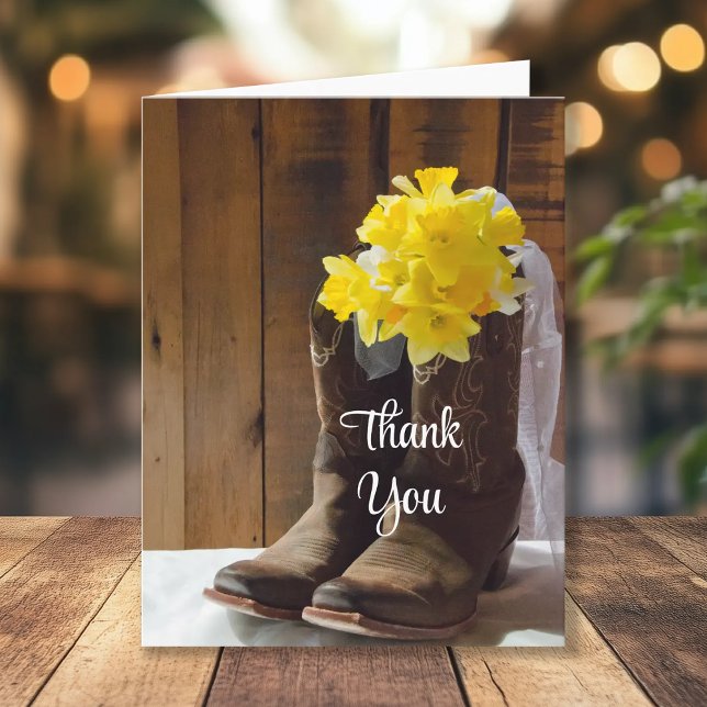 Daffodils och CowboyBoots Bridesmaid Tack (Skapare uppladdad)