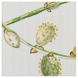 Daffodils och Goldfinch Fabric Tyg