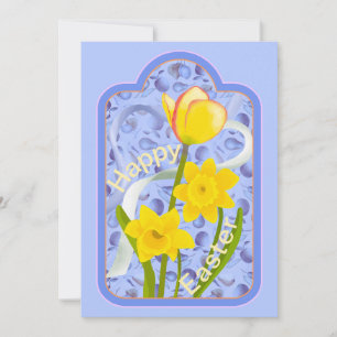 Daffodils och Tulip Inbjudningar
