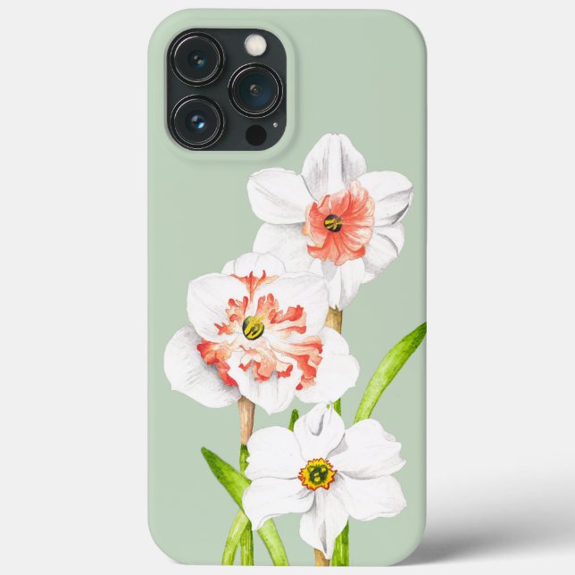 Daffodils på iphone case (Baksida)