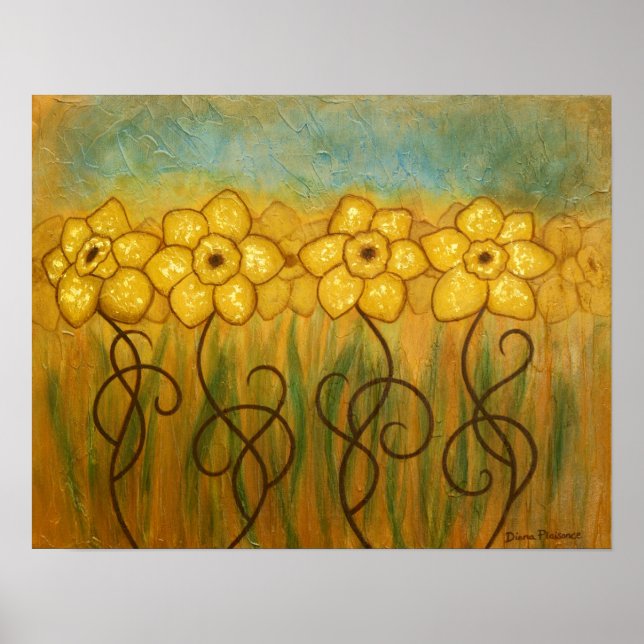 Daffodils Poster (Framsidan)