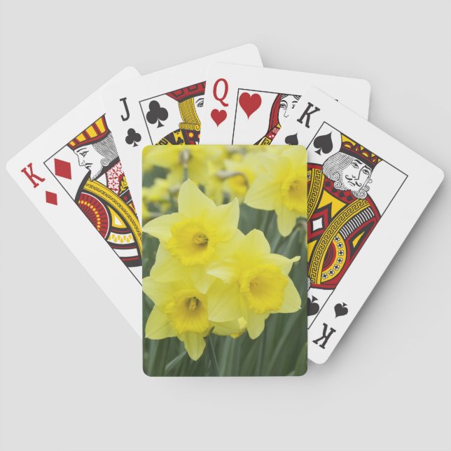 Daffodils RF) Spel Kort (Baksidan)