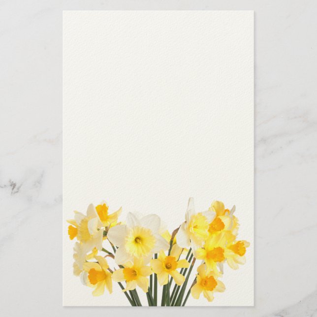 Daffodils Stationery Brevpapper (Framsida)