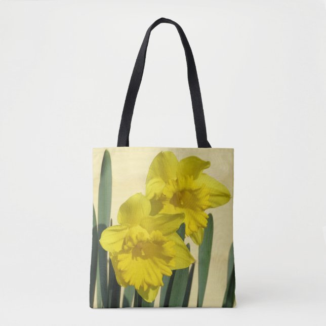 Daffodils - tote tygkasse (Framsida)