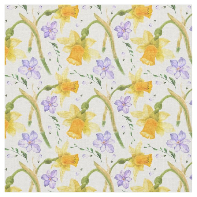 Daffodils Tyg (Närbild)