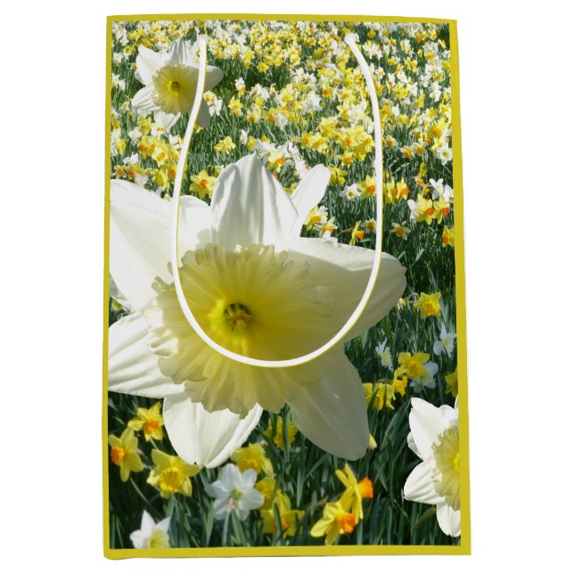 Daffodils Vår blommor Fält Gift Bag (Framsidan)
