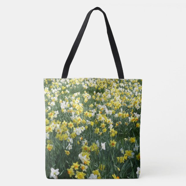 Daffodils Vår blommor Tote Bag Tygkasse (Framsida)