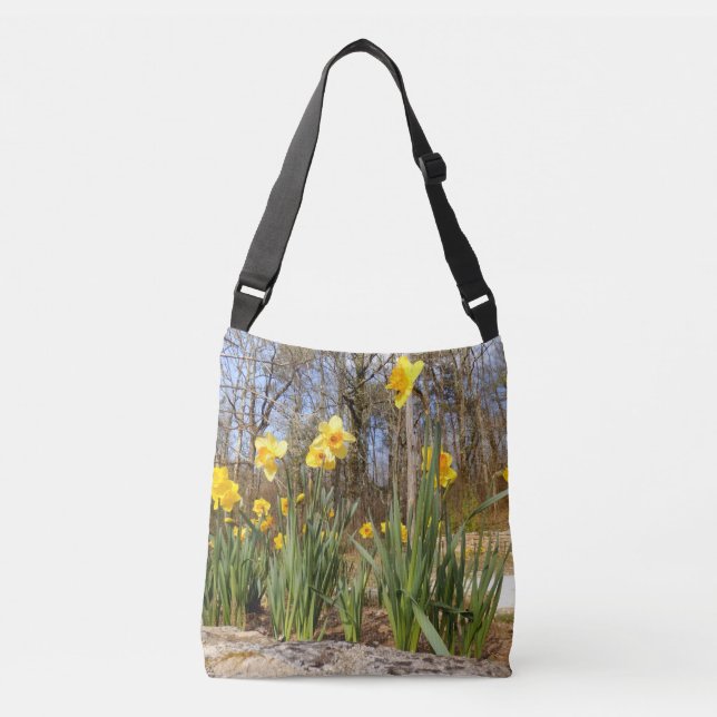 Daffodils vid Påsk Kor Body Bag Axelväska (Framsida)
