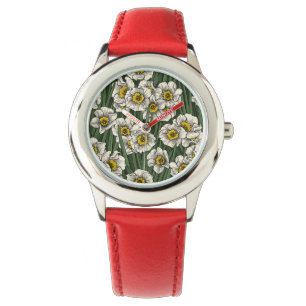 Daffodilträdgård Armbandsur