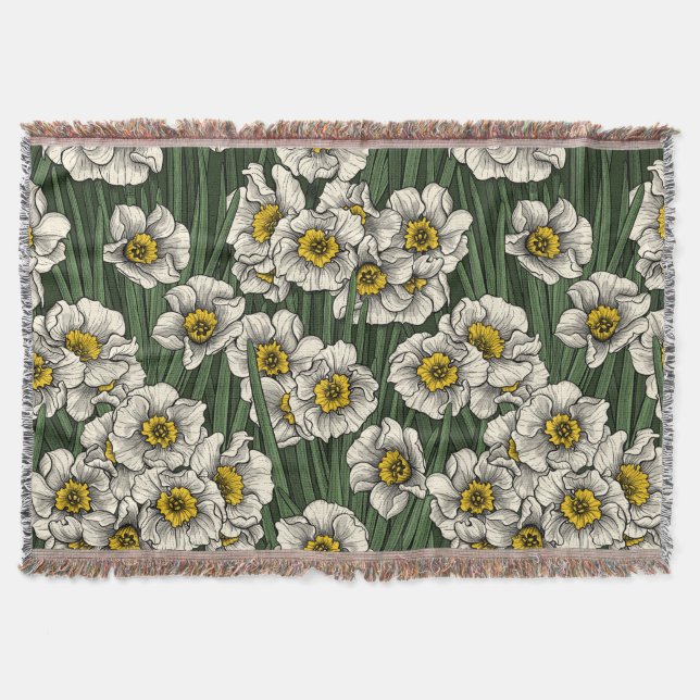 Daffodilträdgård Filt (Framsidan)