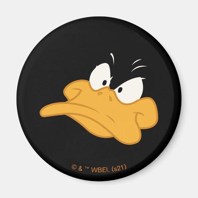 DAFFY ANKA™ Arg Ansikte Magnet (Framsidan)