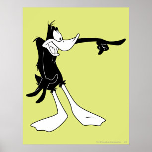 DAFFY ANKA™ - chockad och pekande Poster
