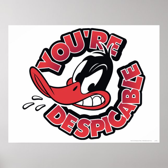 DAFFY ANKA™ - Du är förkastlig Poster (Framsidan)