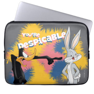 DAFFY ANKA™ & KRYP BUNNY™ "Du är förkastlig" Laptop Fodral