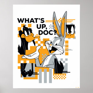 DAFFY ANKA™ & KRYP BUNNY™ Glitch Poster
