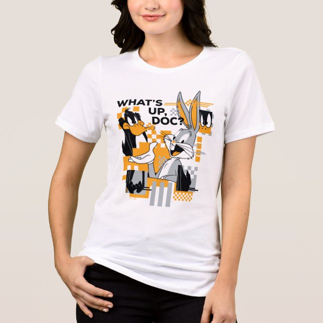 DAFFY ANKA™ & KRYP BUNNY™ Glitch T Shirt (Framsida)