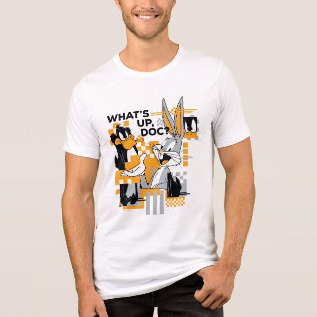 DAFFY ANKA™ & KRYP BUNNY™ Glitch T Shirt (Framsida)