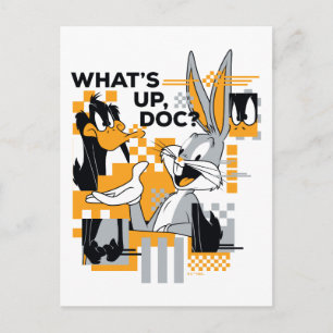DAFFY ANKA™ & KRYP BUNNY™ Glitch Vykort