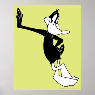 DAFFY ANKA™ lutning mot en mur Poster