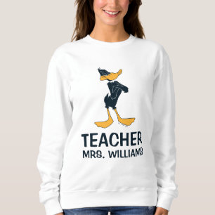 DAFFY ANKA™ med Arm Crossed Teacher T Shirt