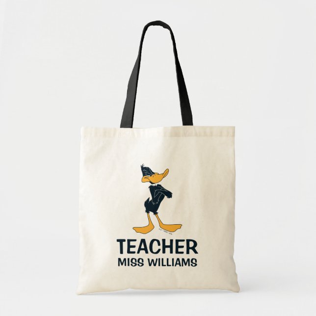 DAFFY ANKA™ med Arm Crossed Teacher Tygkasse (Framsidan)