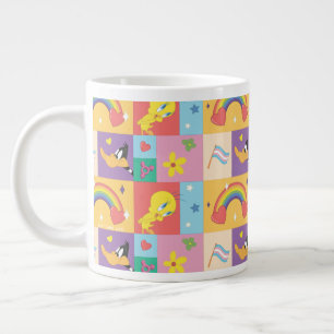 DAFFY ANKA™ & TWEETY™ - Pride Mönster Jumbo Mugg