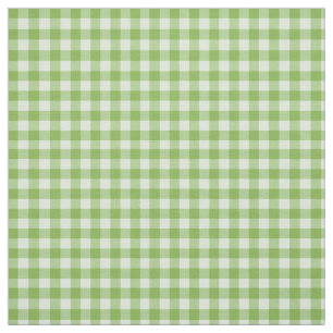 Daffy-down-Dillies Grönt Check Gingham Mönster Tyg