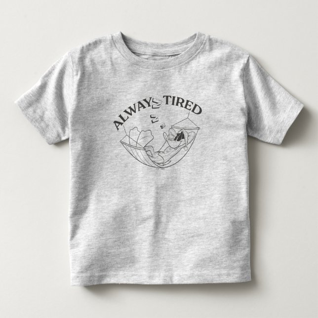 DAFFY DUCK™ Alltid Trött T Shirt (Framsida)