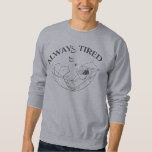 DAFFY DUCK™ Always Tired Lång Ärmad Tröja<br><div class="desc">Catch some Z's with DAFFY DUCK™ lying in a hammock! Get this fun graphic on a comfy t-shirt or throw pillow. Shop this design on many more customizable Zazzle products!</div>
