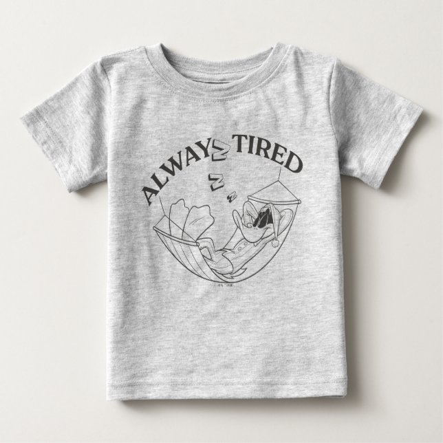 DAFFY DUCK™ Always Tired T Shirt (Framsida)