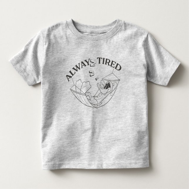 DAFFY DUCK™ Always Tired T Shirt (Framsida)