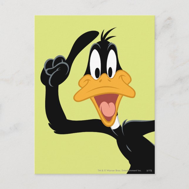 DAFFY DUCK™ Med en fantastisk idé Vykort (Framsida)