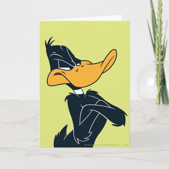 DAFFY DUCK™ med korslagda armar Kort (Framsida)