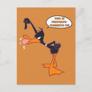 DAFFY DUCK™ Pratbubbla Vykort