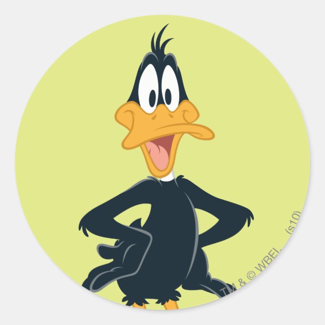 DAFFY DUCK™ RUNT KLISTERMÄRKE (Framsida)