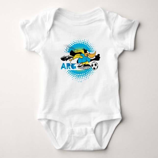 DAFFY DUCK™ Team Argentina Fotbollsgrafik T Shirt (Framsida)