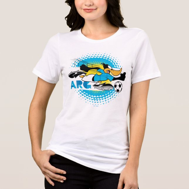 DAFFY DUCK™ Team Argentina Fotbollsgrafik T Shirt (Framsida)