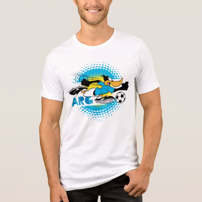 DAFFY DUCK™ Team Argentina Fotbollsgrafik T Shirt (Framsida)