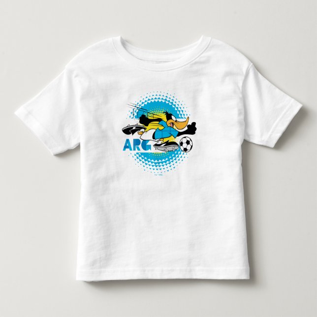DAFFY DUCK™ Team Argentina Fotbollsgrafik T Shirt (Framsida)