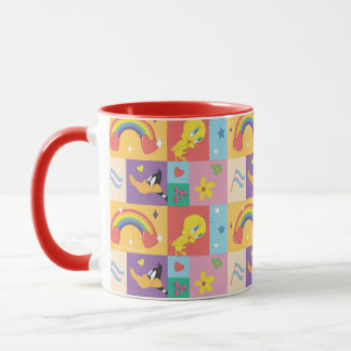 DAFFY DUCK™ & TWEETY™ - Pride Pattern Mugg
