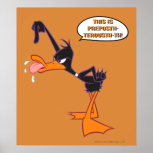 Daffy Tal Bubble Poster