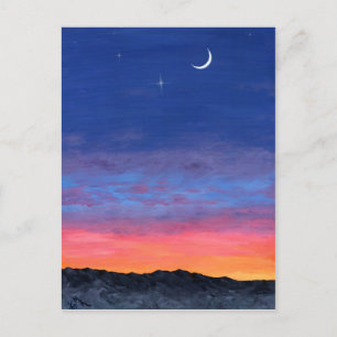 dag2natt Sunset Painting Vykort
